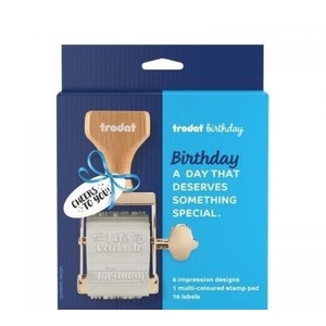 Stempel z hasłami Birthday