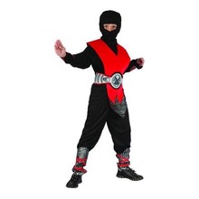 Strój czerwony Ninja rozm.120/130cm