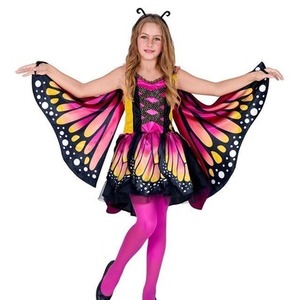 Strój motyla w kolorze różowym rozm 104cm