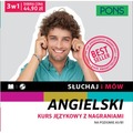 Słuchaj i mów PONS Kurs angielskiego A1/B1 z nagraniami Trzy książki w pakiecie