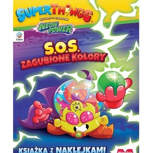 SuperThings Neon Power książka z naklejkami
