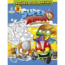 SuperZings - Książka do kolorowania + figurka