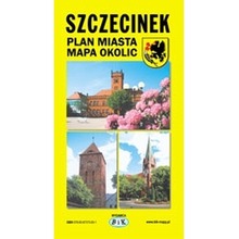 Szczecinek. Plan miasta z Mapą Okolic Szczecinka