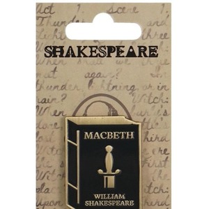 Szekspir Przypinka metalowa - Makbet