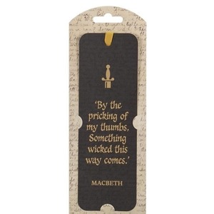 Szekspir Zakładka papierowa - Makbet
