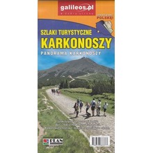 Szlaki turystyczne Karkonoszy. Mapa