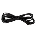 Sznurek do biżuterii ze sztucznej skóry czarny