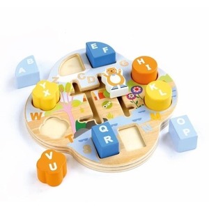 Tablica kształtów Alfabet Miś