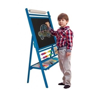 Tablica obrotowa z 2 -rzędowym liczydłem niebieska