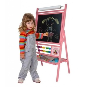 Tablica obrotowa z 2 -rzędowym liczydłem różowa