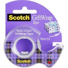 Taśma biurowa scotch gift wrap do pakowania prezentów - 19mm x 7,5mm