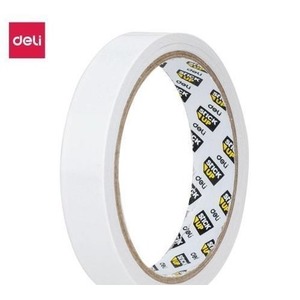 Taśma dwustronna biała 18mmx9,1m (16szt) DELI