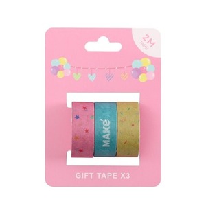 Taśma prezentowa papierowa 2m 3szt