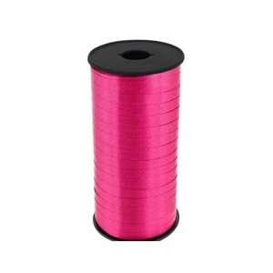 Tasiemka lustrzana różowa 92m