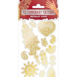 Tatuaże metaliczne Flowers