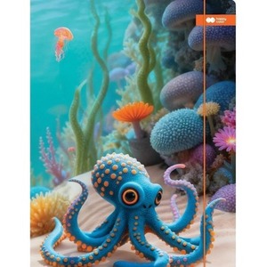 Teczka A4+ z gumką Aqua Cuties HAPPY COLOR