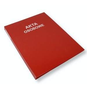Teczka Akta osobowe T2 czerwona