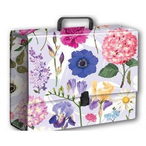 Teczka z rączką B4 Jumbo Kwiaty Polskie Hortensja