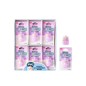 Temperówka i gumka do ścierania Jednorożec