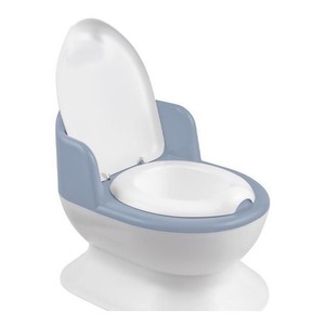 Toaleta dla maluchów biała, niebieska