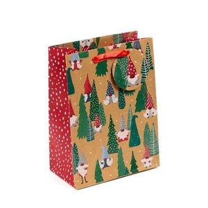 Torba na prezent średnia - Christmas Jolly Gonks