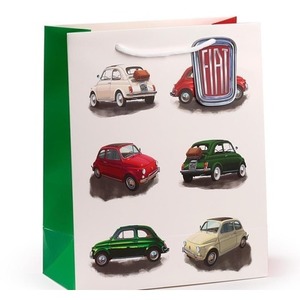 Torba na prezenty Fiat 500 Retro Repeat L