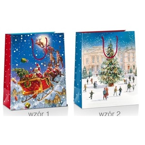 Torba prezentowa Boże Narodzenie 33x10x45cm MIX