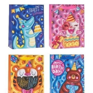 Torebka ozdobna 26x32x10cm dziecięce mix ROZETTE