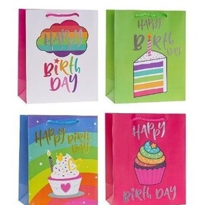 Torebka ozdobna 31x42x12cm hot-stamp mix ROZETTE