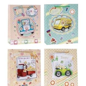 Torebka ozdobna pop-up 18x23x8cm mix ROZETTE