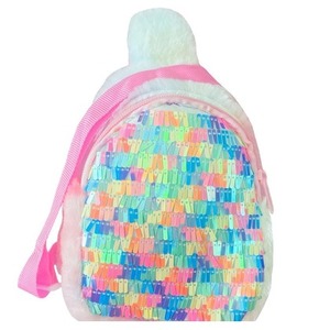 Torebka pluszowa cekiny