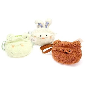 Torebka pluszowa z paskiem zwierzątko MIX