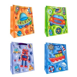 Torebka prezentowa dziecięca S chłopiec mix