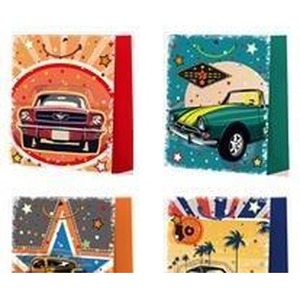 Torebka prezentowa L Pojazdy mix