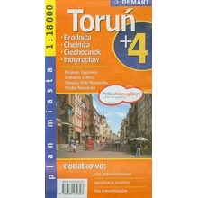 Toruń plus 4 plan miasta