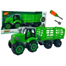 Traktor do rozkręcania zielony