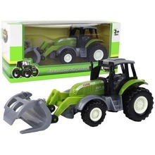 Traktor koparka krokodylek zielony