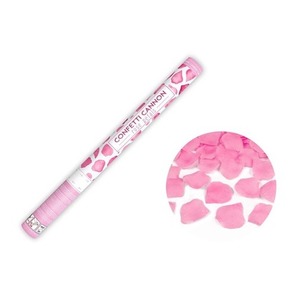 Tuba z płatkami róż różowy 60cm