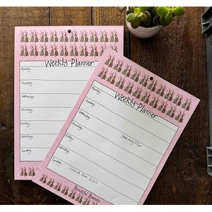 Tygodniowy planer A4/60K Króliczki