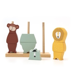 Układanka drewniana ze zwierzątkami Trixie Baby