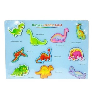 Układanka puzzle drewniane dinozaury