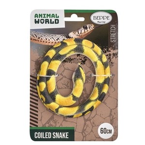 Wąż gumowy pyton siatkowy żółty 60cm