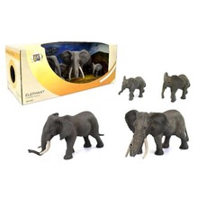 Świat zwierząt safari - rodzina słoni