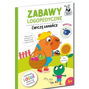 Ćwiczę łamańce. Kapitan Nauka. Zabawy logopedyczne. Kapibara Loguś