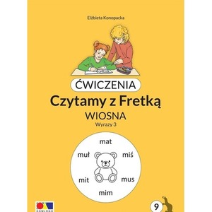 Ćwiczenia. Czytamy z Fretką cz.9 Wiosna. Wyrazy 3