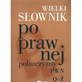 Wielki słownik poprawnej polszczyzny PWN Q-Ż