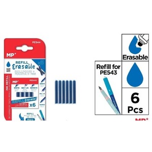 Wkłady wymazywalne do pióra niebieskie 6szt