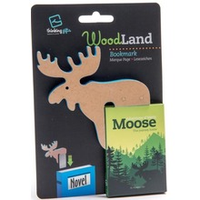 WoodLand Moose drewniana zakładka do książki - łoś