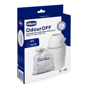 Worki do teleskopowego kosza na pieluchy 45szt