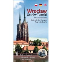 Wrocław. Ostrów Tumski. Plan z krasnalami
